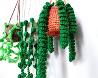 Crochet Potted Plants Pattern, Amigurumi Bonsai, Succulent, Cactus (PDF Pattern)