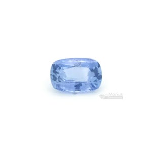 Blue unheated sapphire 0,59 ct.