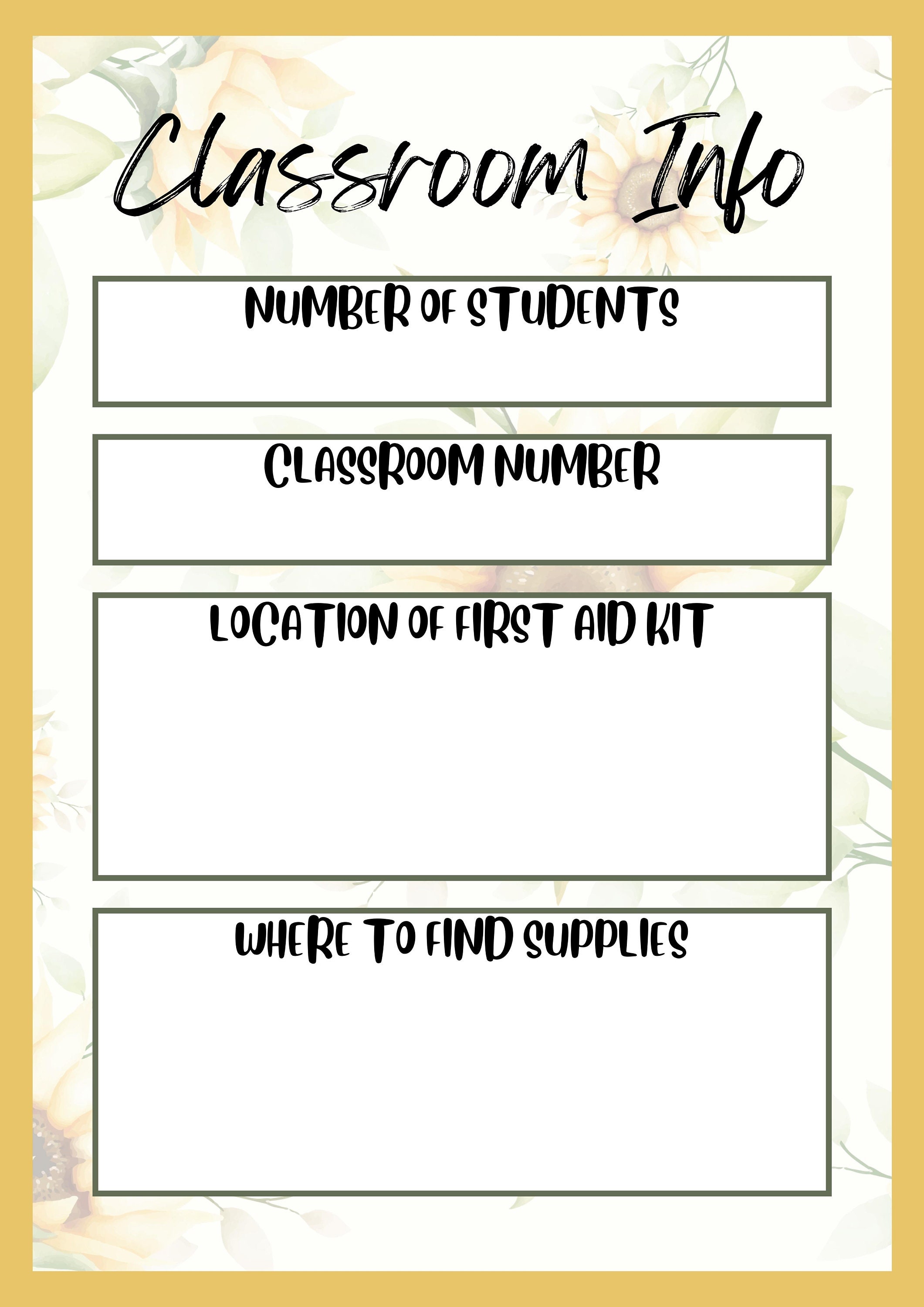 Substitute Teacher Binder Template L Editable L Easy to Edit L Back to Substitute Teacher Binder Template L Editable L Easy to Edit L Back to