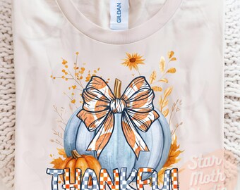 Thankful Coquette PNG, Fall Pumpkin Png, Retro Autumn Season Png, Thanksgiving Png, Fall Design, Cozy Season, Coquette Checkered Design