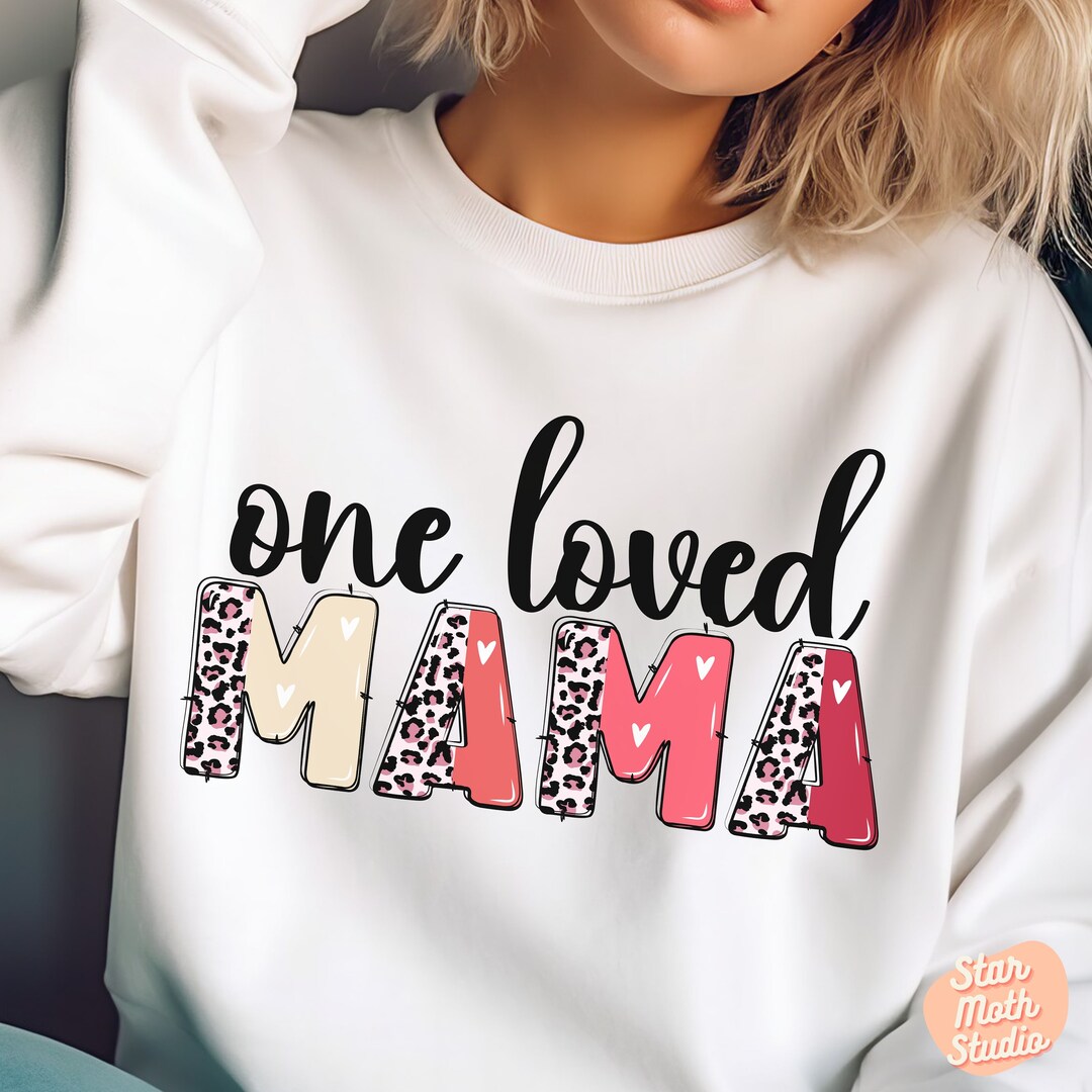 Valentines Day Doodle Quote Svg Bundle, One Loved Mama, Valentine Cut ...