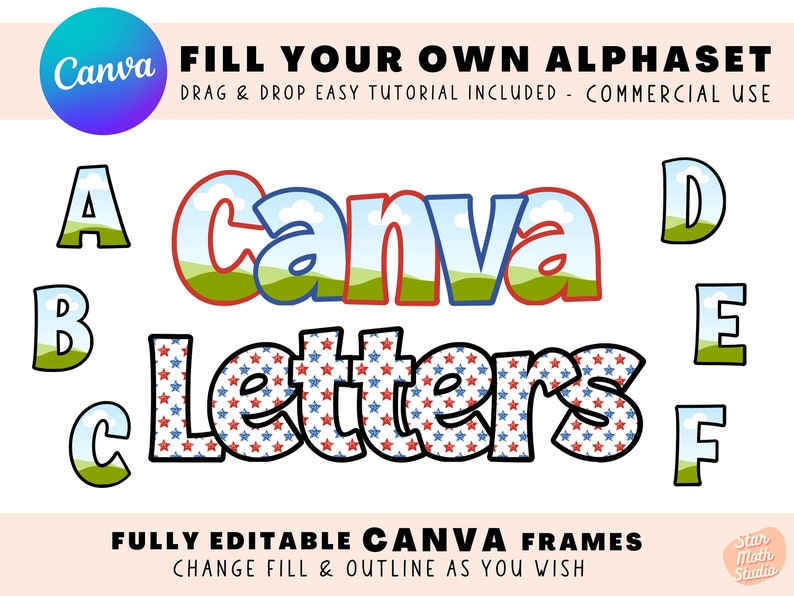Fill Your Own Canva Letters Canva Doodle Letters Template Etsy Fill Your Own Canva Letters Canva Doodle Letters Template Etsy