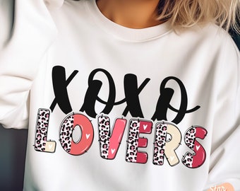 Valentines Day Doodle Quote svg Bundle, Xoxo Lovers, Valentine Cut Files For Cricut, Love designs for shirts, stickers, sublimations