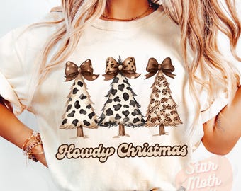 Western Christmas Tree PNG: Howdy Cowgirl Design (Digital Download)