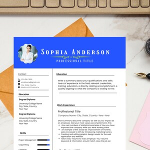 プロフェッショナルな履歴書テンプレートのデザイン、編集可能な履歴書、Google ドキュメント、カバーレター、Word ページ、Mac、PC 向けのモダンな履歴書テンプレート