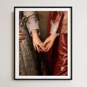Couple Wall Art, Portrait Painting, Downloadable Print, Antique Printable, Detail Painting, Vintage Painting, Romantic Gift, Digital Art