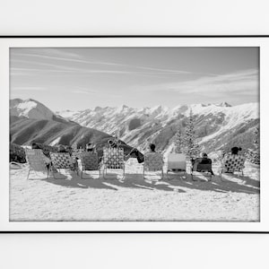Vintage Apres Ski Photo Print: Ski Lodge Decor (Digital Download)