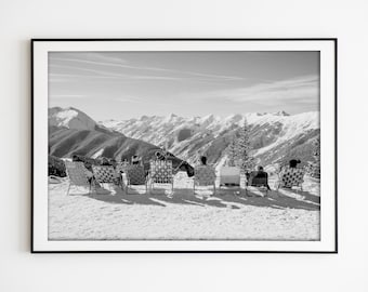 Vintage Apres Ski Photo Print: Ski Lodge Wall Decor (Digital Download)