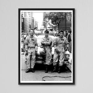 Ghostbusters Retro Movie Poster - Original Cast - High Quality Print - Classic Film Scene - Dam Busters - Mid-Century Art