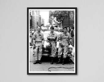 Ghostbusters Movie Poster: Retro Film Scene Print (Digital Download)
