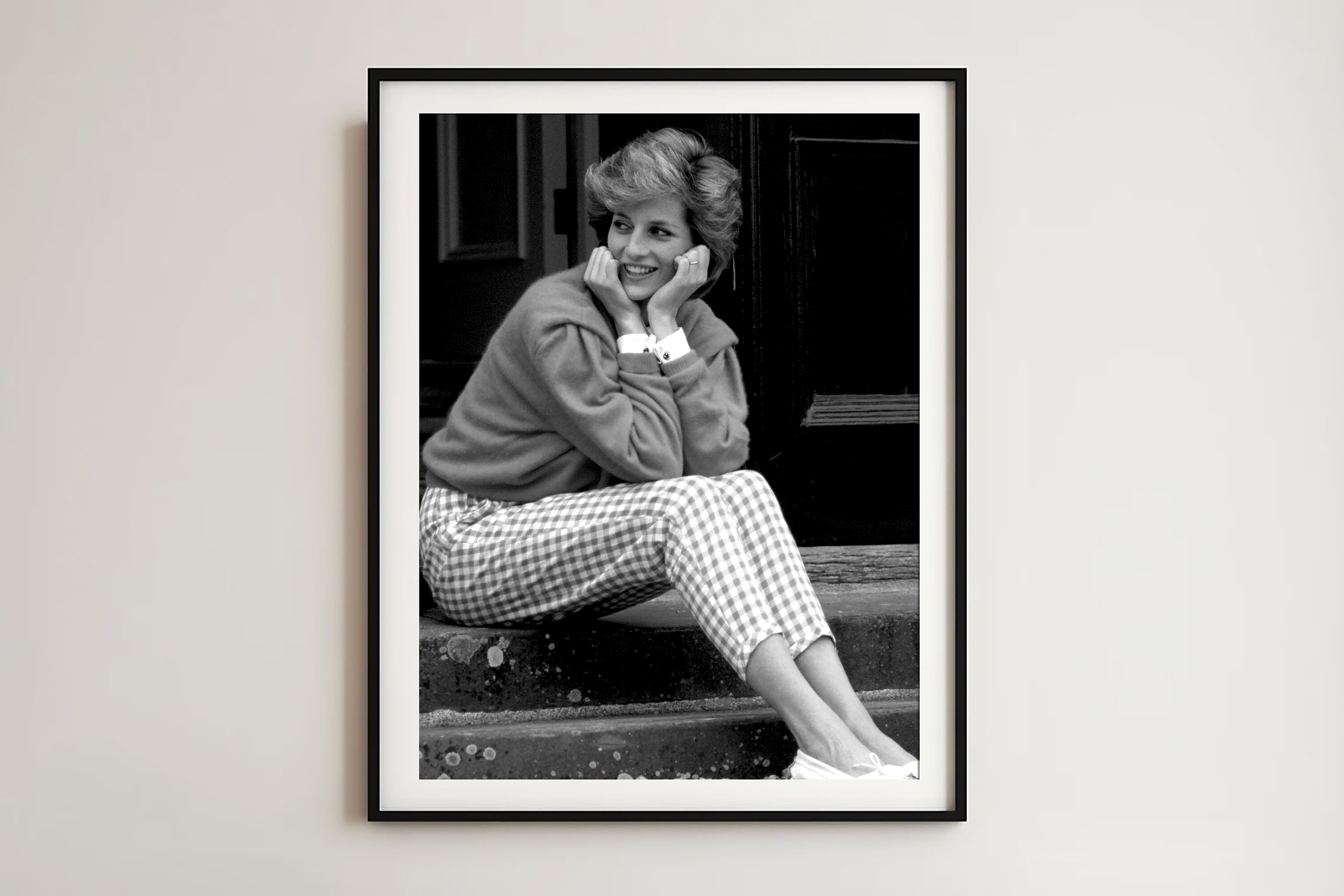 Princess Diana Print, Black and White, Princess Diana Iconic Print ...