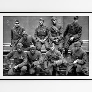 Harlem Hellfighters WWI Photo: 1919 Black History Print (Digital Download)