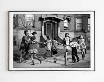 Vintage Black Americana Photo: African American Girls, Jim Crow Era (Digital Download)
