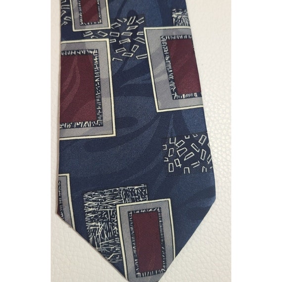Town Craft Men's Neck Tie 100% Polyester Pointed … - image 2