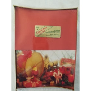 Vintage Hallmark Ambassador NIB Christmas Cards Train Drum Candy Canes 20 Cards