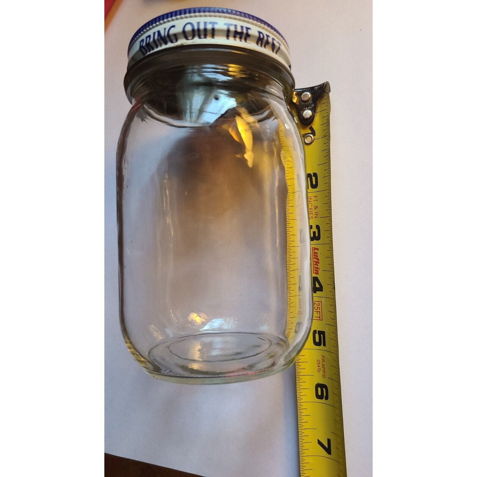 Hellmann's Real Mayonnaise Glass Jar Vintage Metal Lid Old Logo 1945 to 1989 MCM Etsy