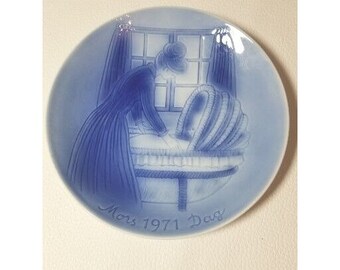 食器 DESIREE DENMARK OLD  BLUE 1987 Desiree Denmark Old Copenhagen Blue Collectible Plate | Blue and