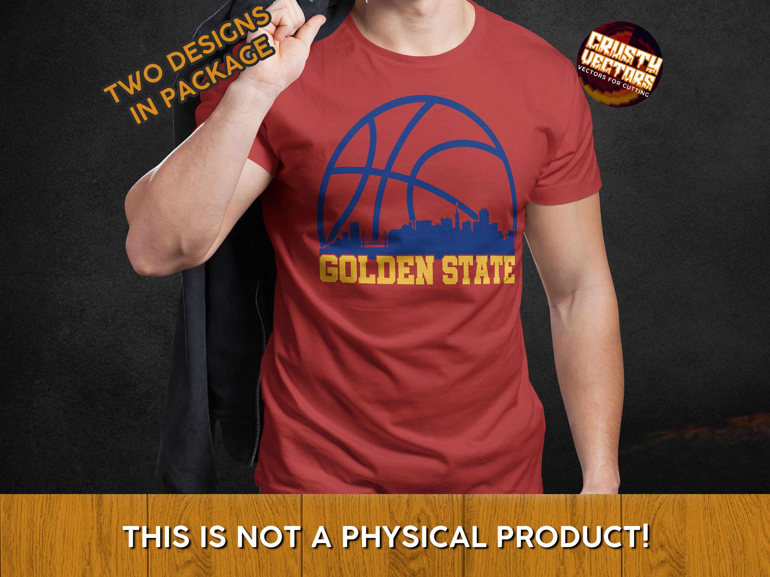 Golden State Basketball Custom Design With City Skyline for Printing ...