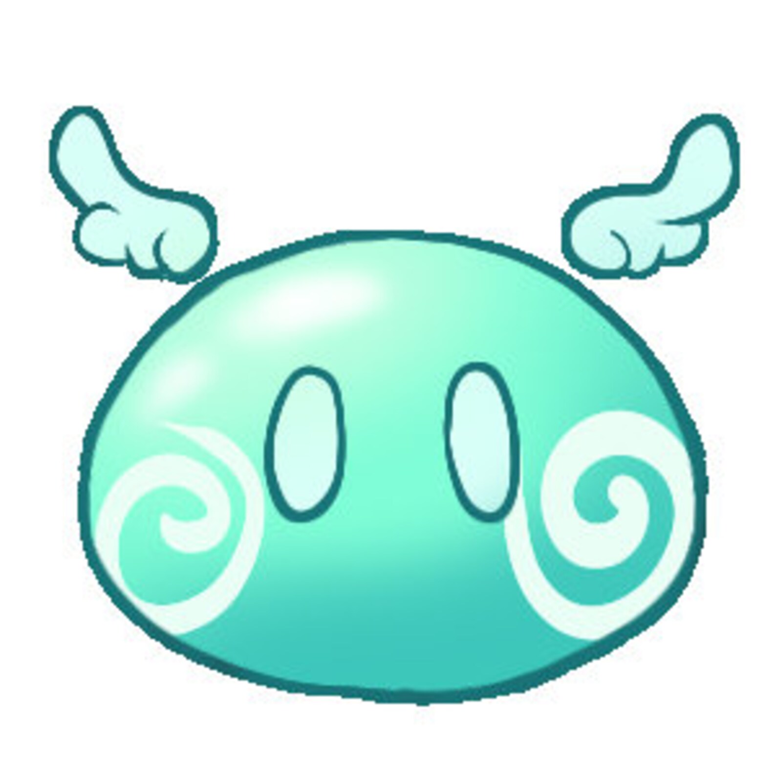 Genshin Impact Emotes Anemo Element Anemo Slime Emotes for Twitch