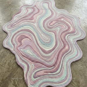 hand tufted rugs| Irregular shape| rugs for living| large size rug 10x14 9x12 8x10