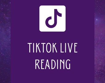 TikTok Live Reading - Erlebe die Magie eines Live Readings auf TikTok - Verbinde Dich Live mit Deinem spirituellen Team für aufschlussreiche Anleitung