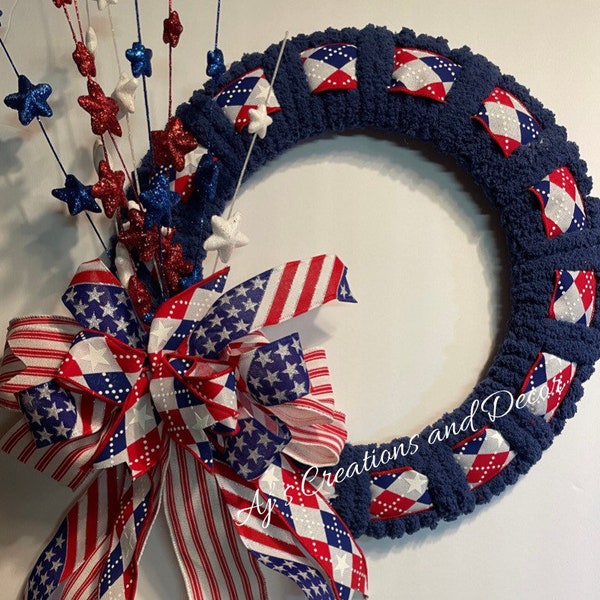 Patriotic wreath