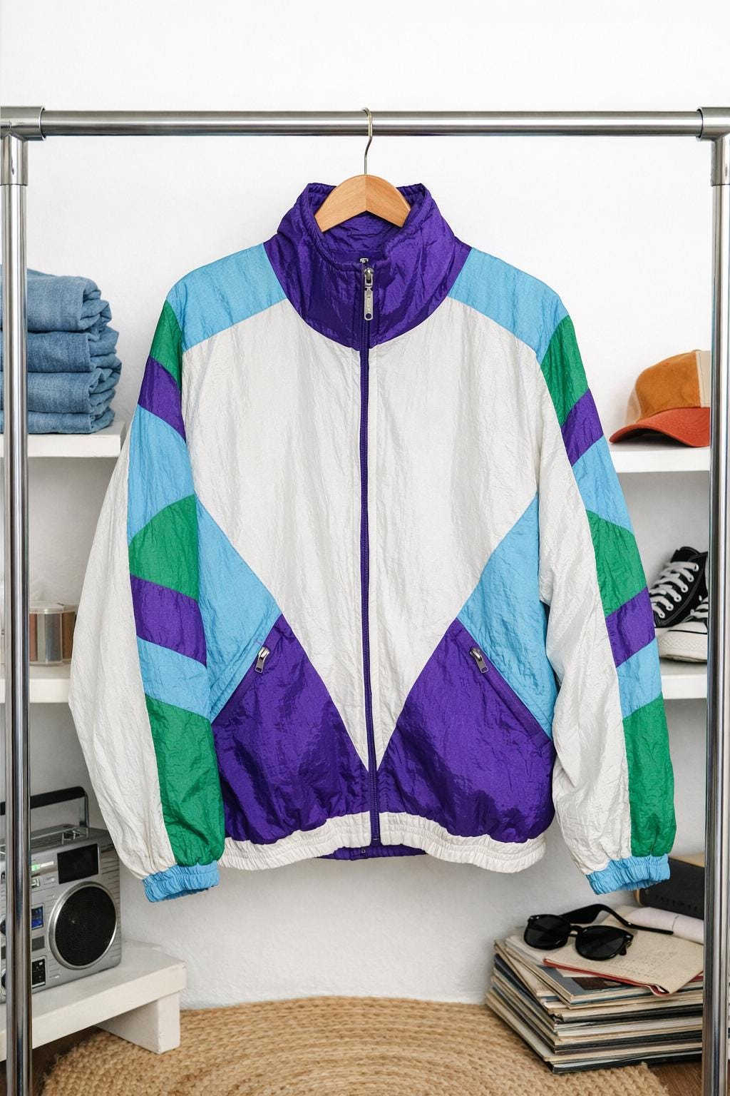 Retro windbreaker - Etsy 日本