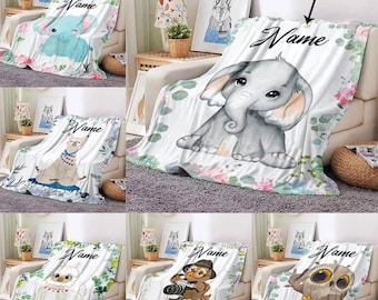 Personalized Fleece Throw for Baby or Kids