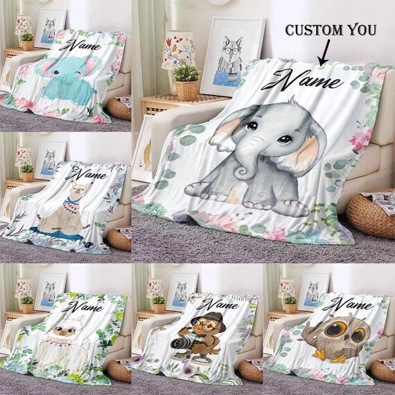 Personalized fleece throw blanket hot sale
