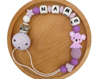 Personalized Silicone Pacifier Clip