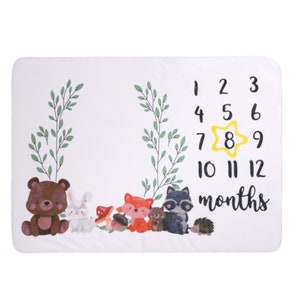 Milestone Blanket Maand Groei Deken