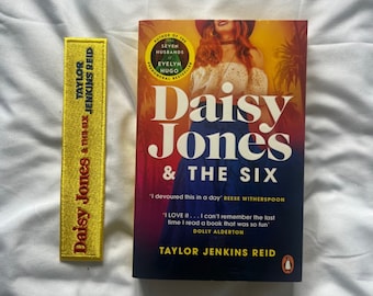 Daisy Jones & the Six Embroidered Bookmark