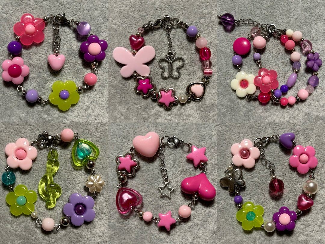 Handmade Bracelets Y2K Kidcore Collection Etsy