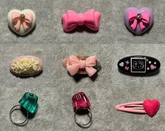 Handmade Brooches and Hair Clips