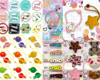Vintage Hair Accessories (Furoku /Gashapon/Sanrio/Kawaii/Gotochi/Heisei Retro/Girls/Gyaru/Unique Gifts)