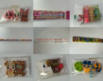 Furoku pencils/eraser/clip/highlighter