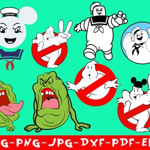 Slimer Ghostbusters SVG - Ghostbusters PNG- Slimer Face SVG-  Vector- Cutfiles- Cricut- Clipart- Pdf, Svg, Png, Eps