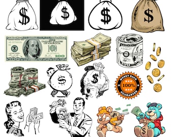 Money Svg, Money Png, Money Background, Bitcoin Svg, Wallet Svg, Money Digital Paper, 100 Dollar Bill Png, Entrepreneur Svg, Cash Svg