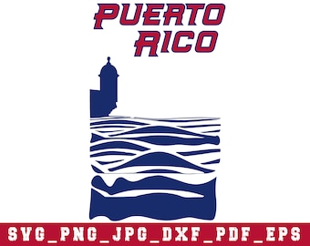 Archivo SVG de béisbol de Puerto Rico, Boricua, archivo de corte (archivos digitales)