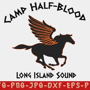 Camp Half Blood: Full camp logo Sticker for Sale by andyhex