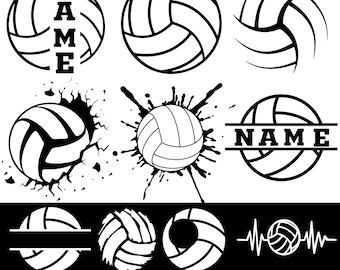 Volleyball svg bundle , Volleyball Team Name SVG , Volleyball Shirt svg , Volleyball Clip Art,  Volleyball Mom SVG, Volleyball Quote Svg