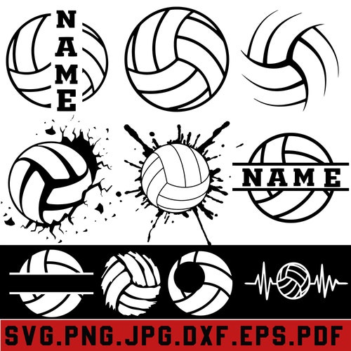 Volleyball Svg Bundle Volleyball Team Name SVG Volleyball - Etsy