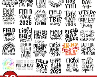 Field day SVG Bundle, Field Day Trip Svg, Funny Teacher Svg,Field Day Svg, Last Day of School Svg, Game Day, Field Day Fun Day, Game day svg