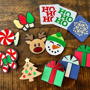 Mini Christmas Cards with Gift Card Holders, Set of 5, Assorted Styles, Handmade Christmas Cards, Stocking Stuffers, Teachers Holiday Gift