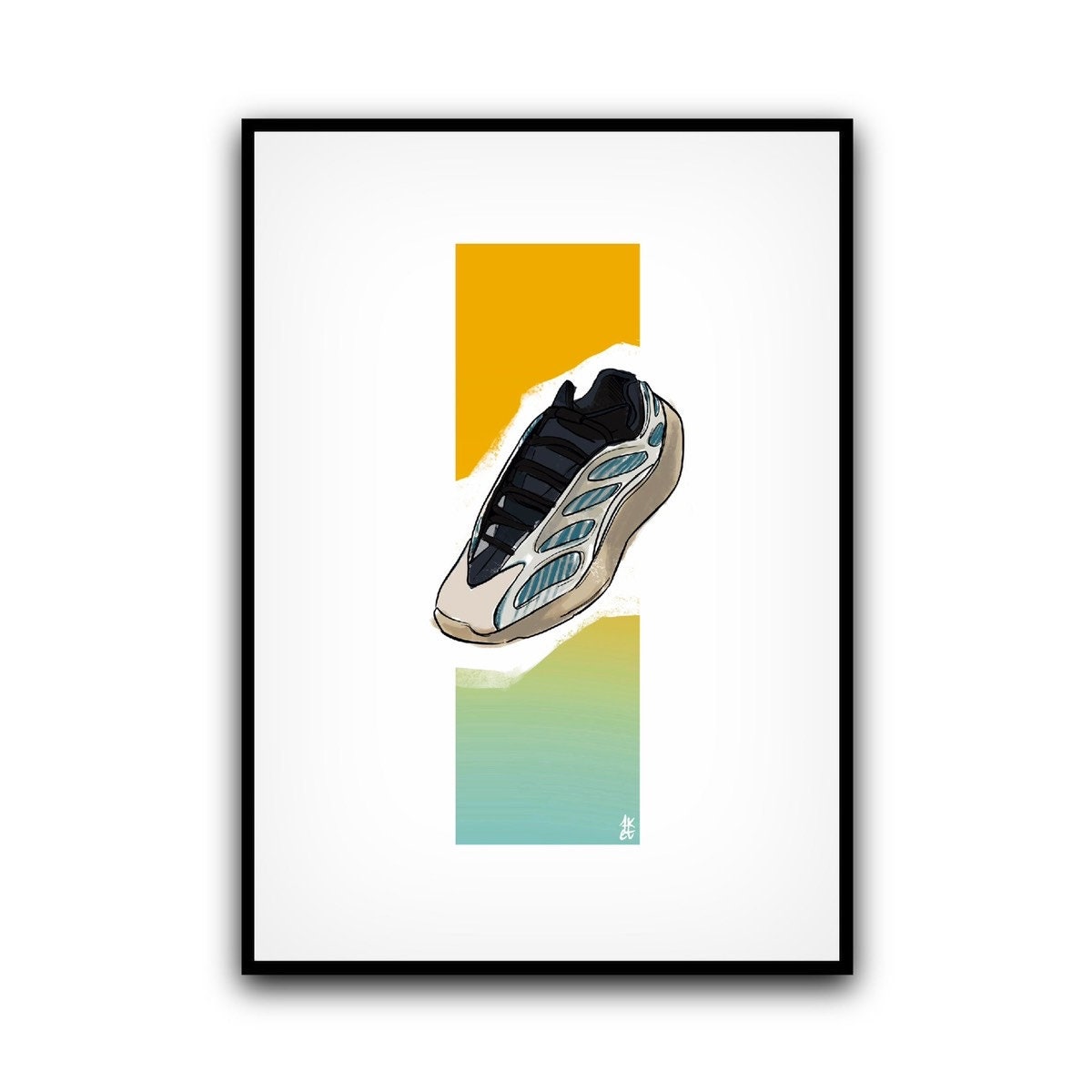 adidas gazelle silver green womens YEEZY TANK POSTER  PosterFi