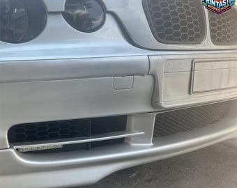 Air Duct Grilles Honeycomb Style Pair Compatible with E46 Compact - Front Bumper Vent Inserts