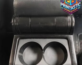 E46 Rear Ashtray Dual Cup Holder – 3D Printed ABS Console Accessory