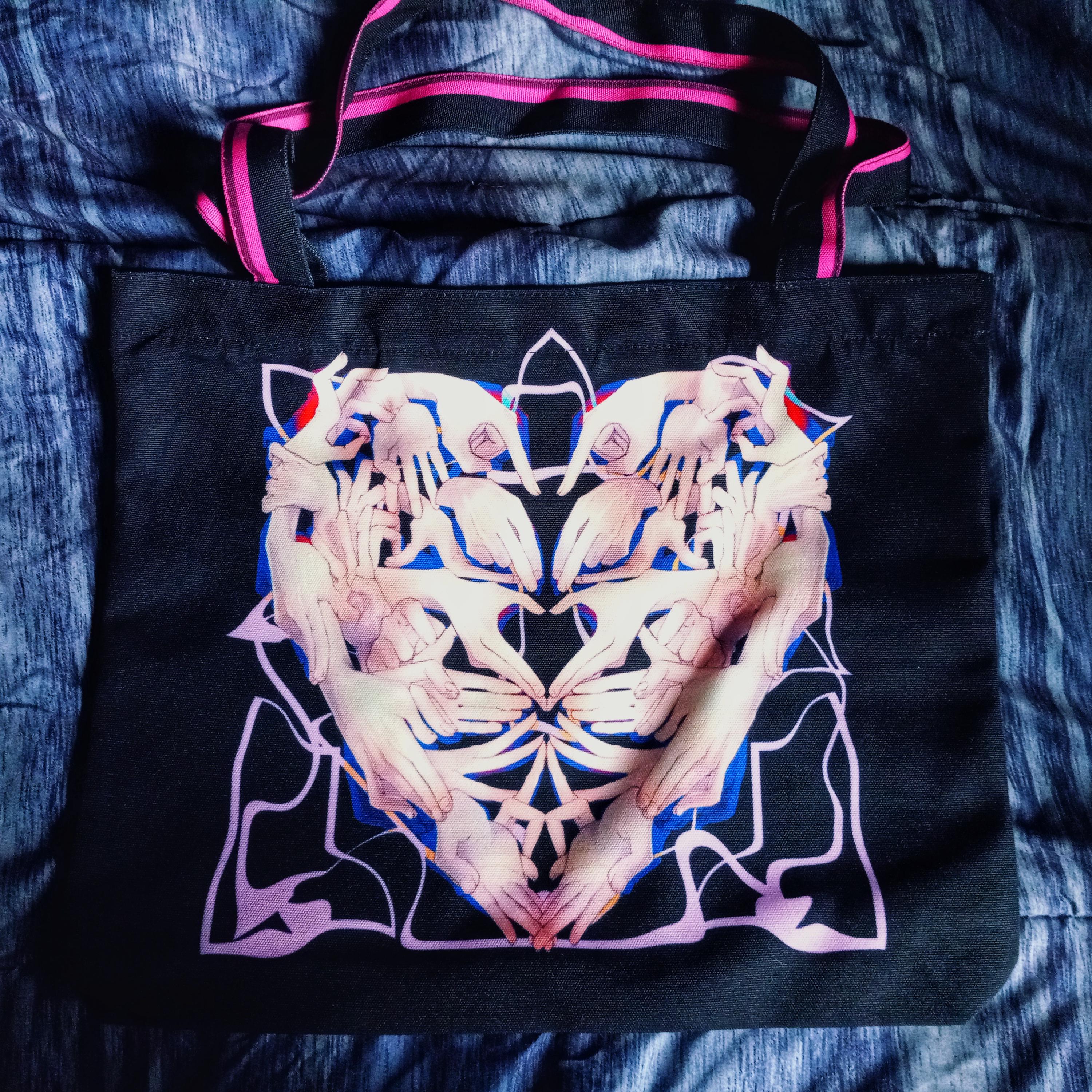 本物保証!  Heart Original 13x17 Zippered Tote Bag - Etsy Canada バッグ