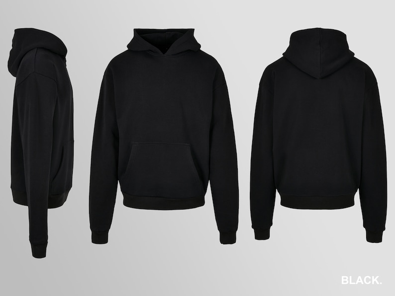 Heavyweight PREMIUM Luxury Blank Oversized Hoodie Sweatshirt - Etsy