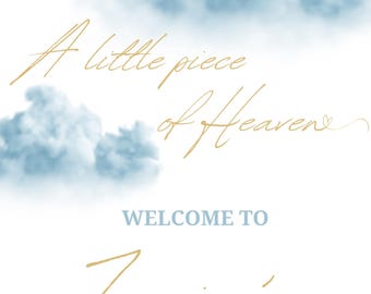 Baby Shower Welcome Sign